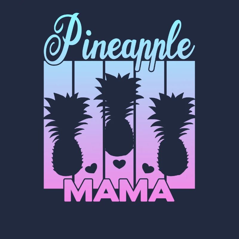 Vintage Pineapple Mama Sunset