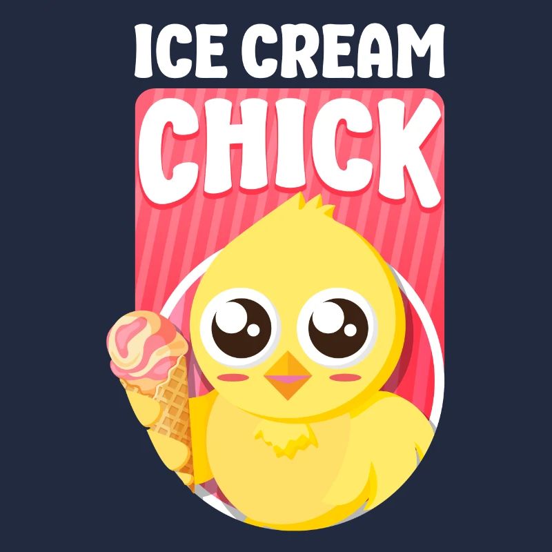 Crème glacée Cône de poulet Crème glacée
