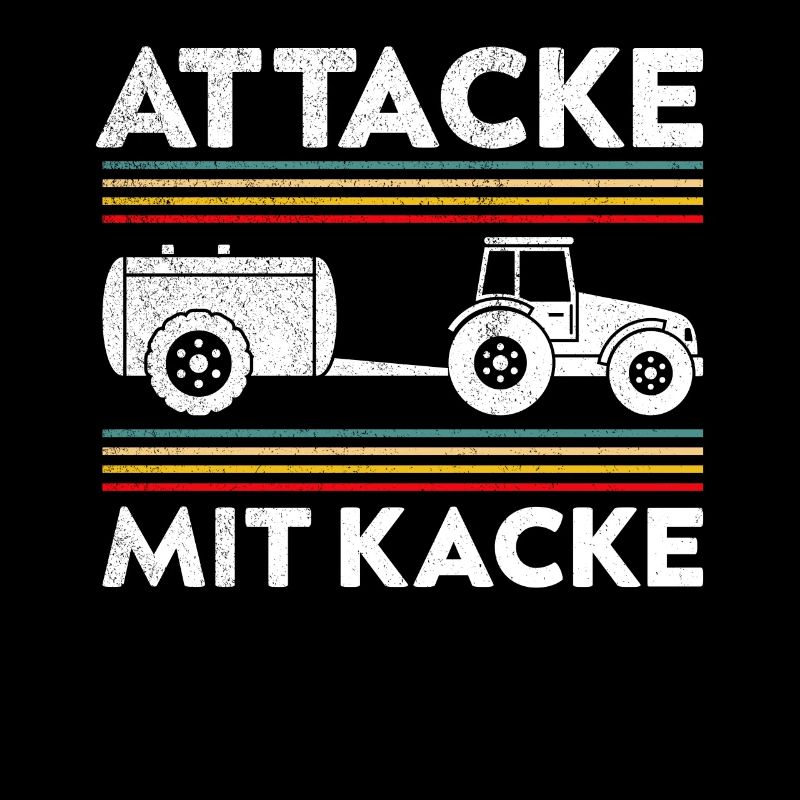 Attack with poop Funny farmer and farmer saying