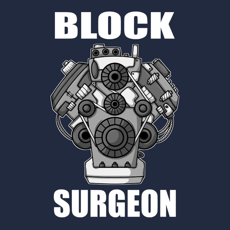 Engine Block Surgeon Car Mechanic