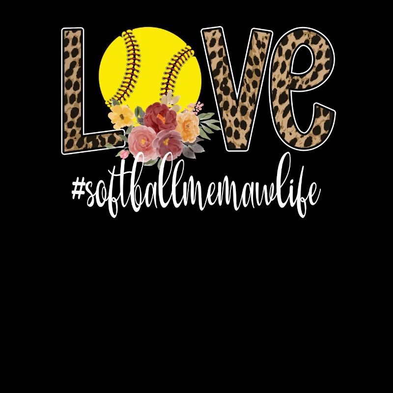 Memaw Oma Eines Softballspieler Softball Memaw