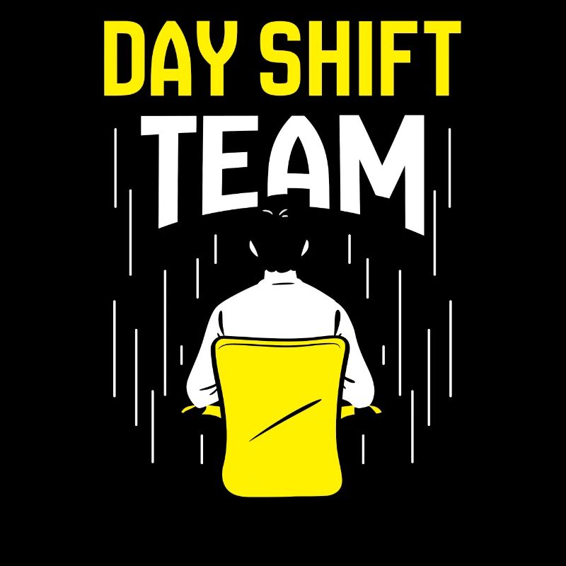 Équipe de l’équipe de jour de travail posté de jour