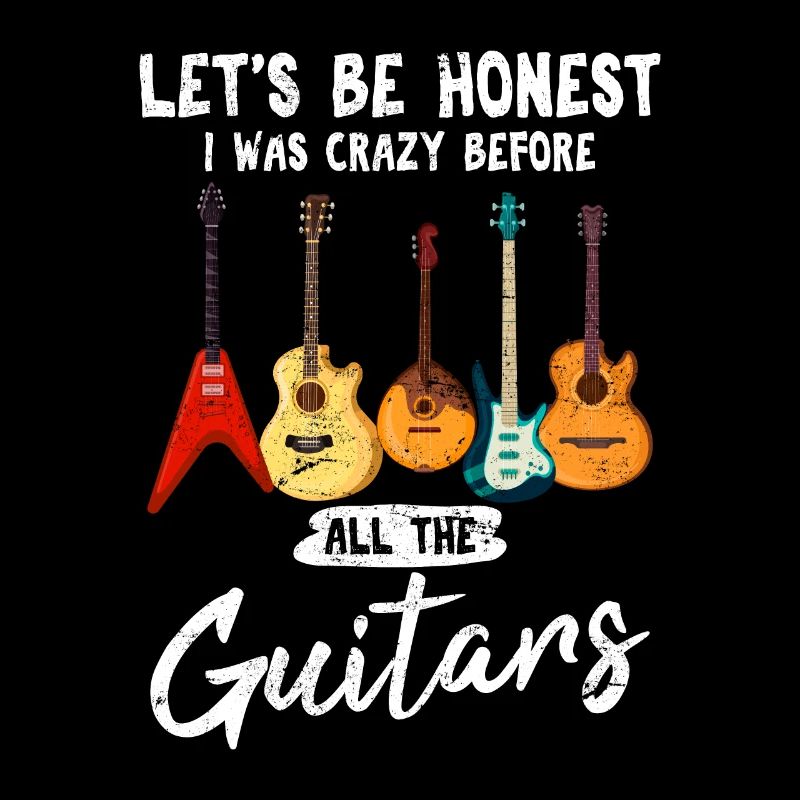 Soyons honnêtes Drôle guitariste guitariste sur le thème