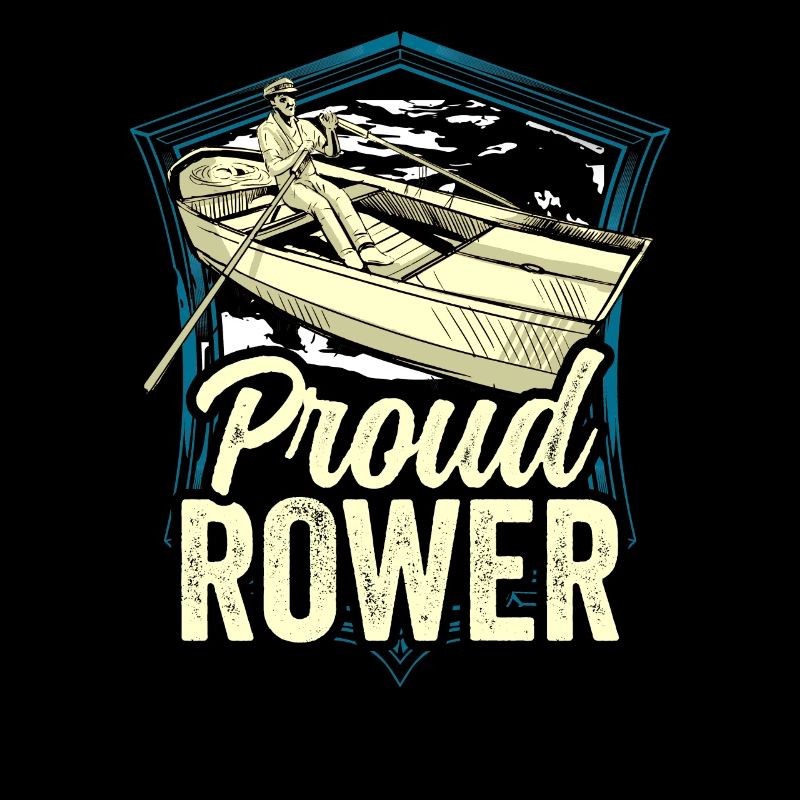 Fier Rameur Aviron Aviron Bateau Aviron Aviron
