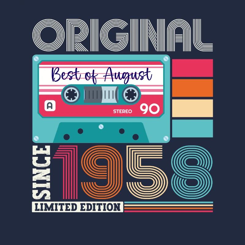 Original August 1958 64th Birthday Gift Retro