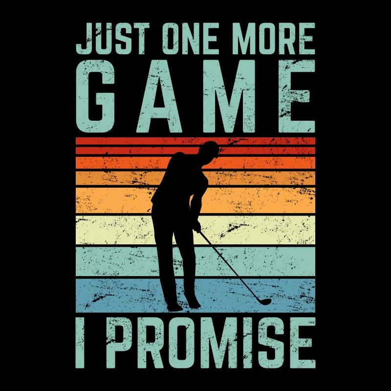 Juste un jeu de plus Drôle de golf Drôle Amateur de golf