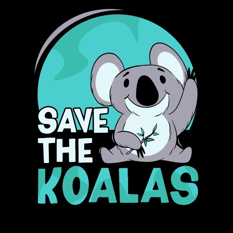Rettet Die Koalas Koala Tier Süß Koalabär