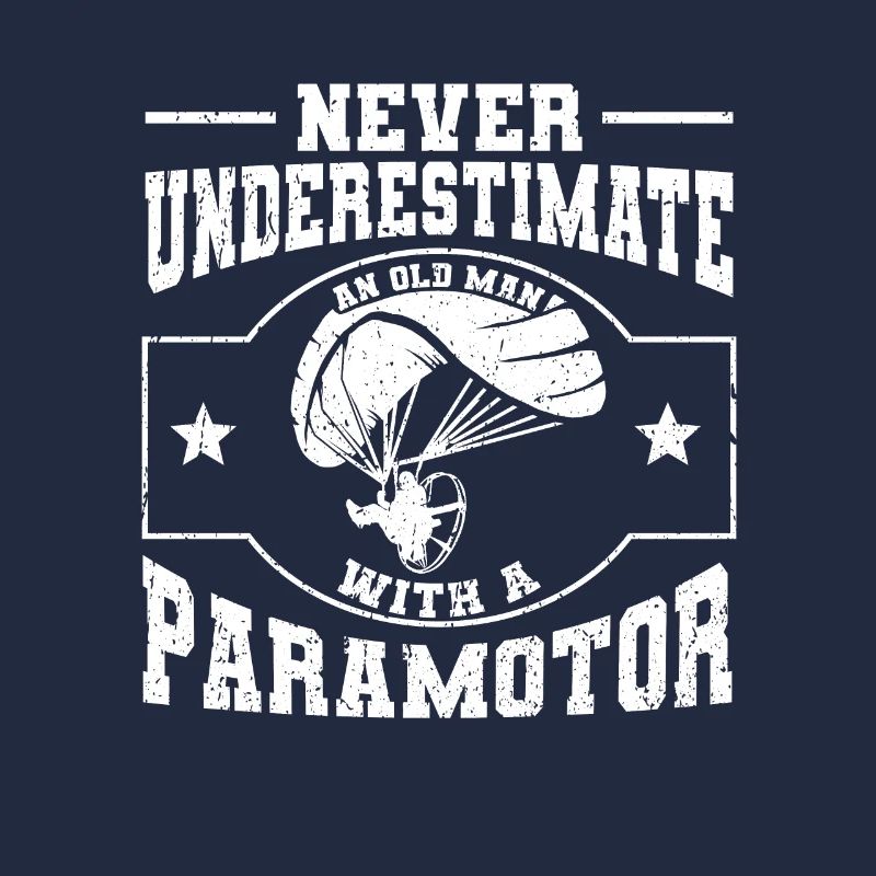 Never Underestimate An Old Man With A Paramotor