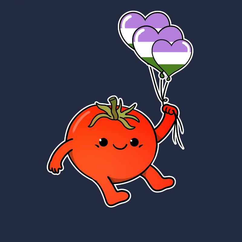 Tomate Balloon Genderqueer Pride