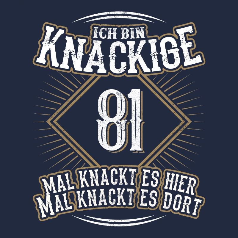 81. Geburtstag Lustig Geschenk