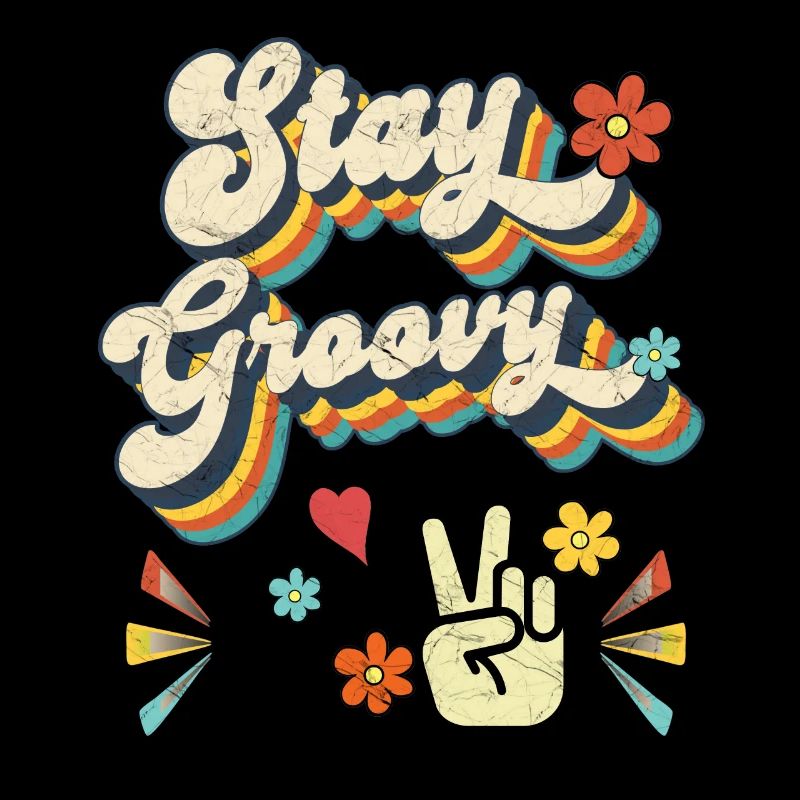 Bleib groovy - Retro Vintage