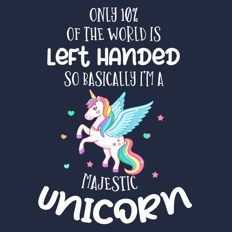 Linkshänder Einhorn