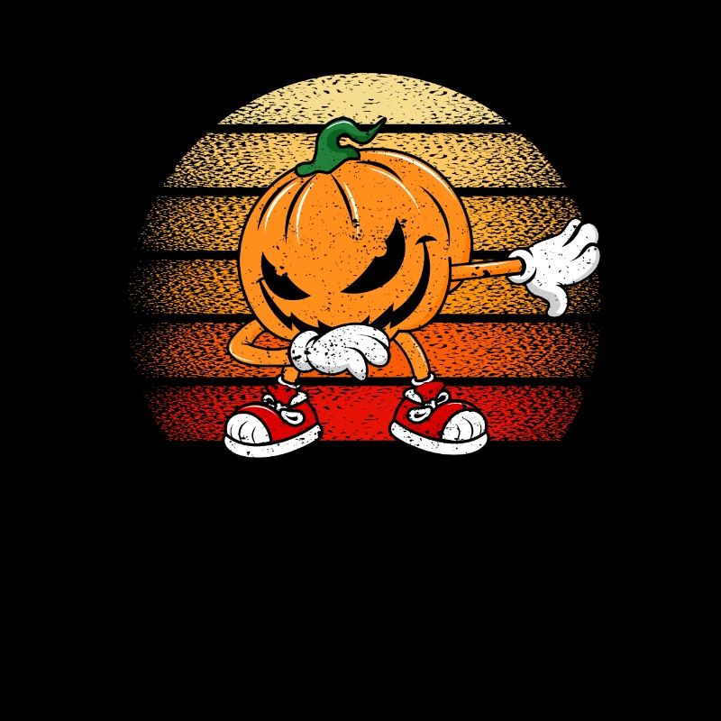 Halloween Dabbing Creepy Pumpkin Jack O Lantern