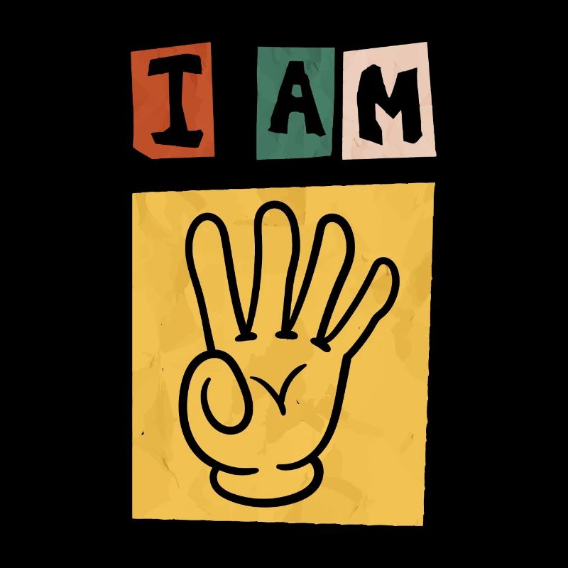 4 Geburtstag Junge Mädchen Ich bin 4 Jahre Hand