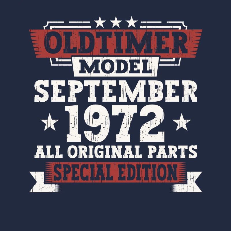 Oldtimer Septembre 1972 50e anniversaire Cadeau