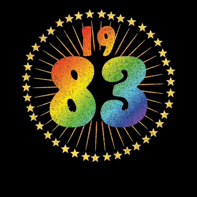 Retro LGBT Geburtstag 1983
