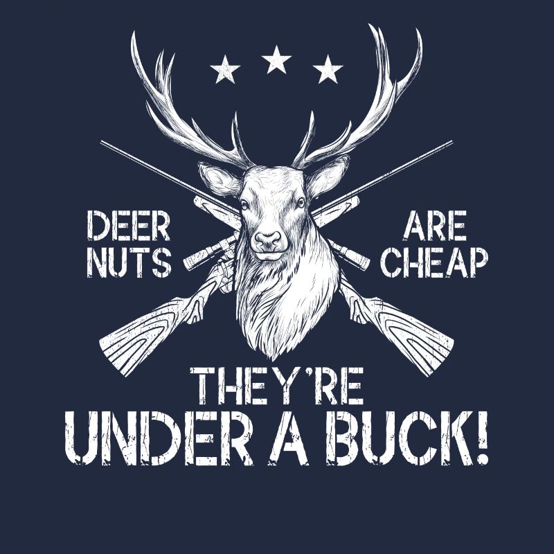Buck Deer Hunting Hunter Pun Deer