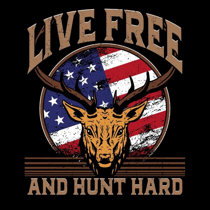 Buck Deer Hunting Hunter American