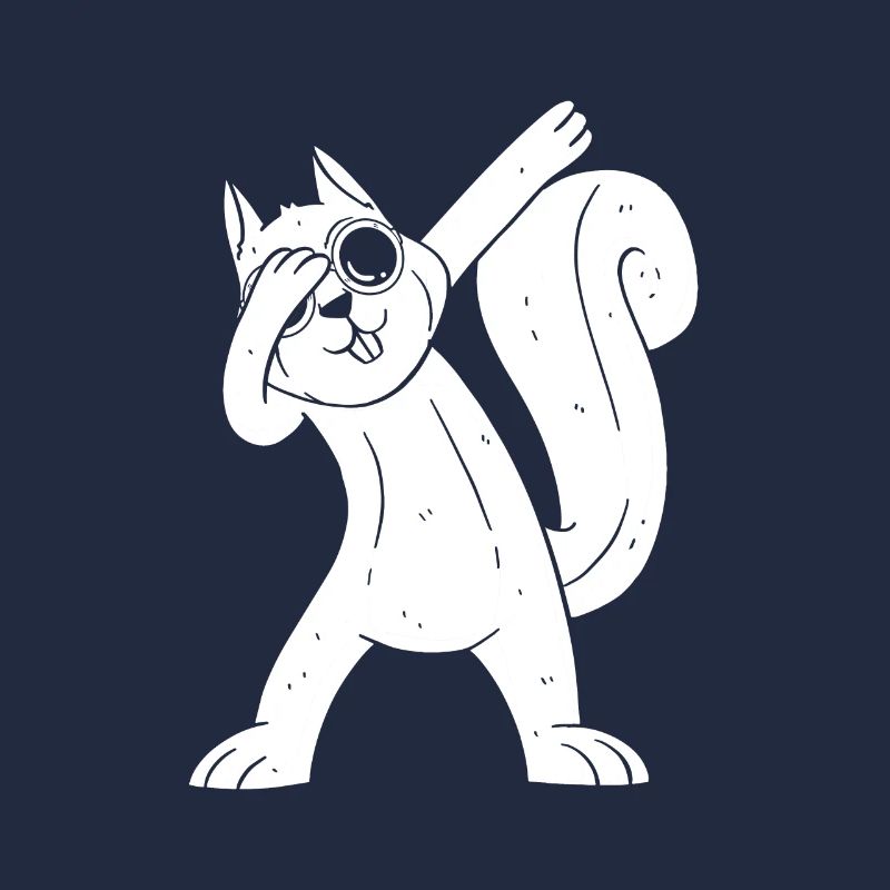 Écureuil DabbingSquirrel Drôle