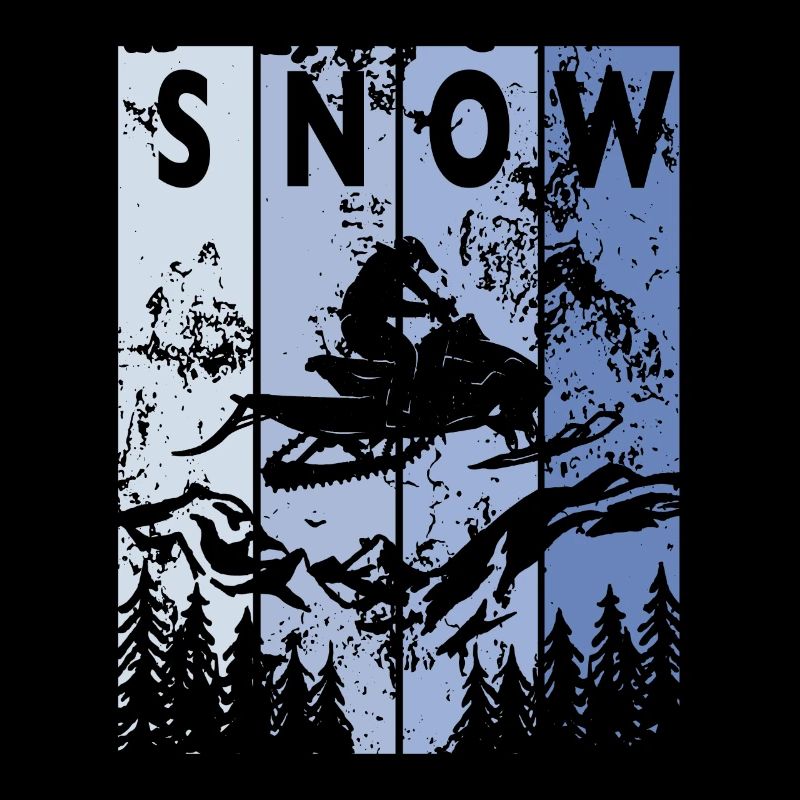 Motor Slede Snowmobiling Winter Sport Snowmobiler