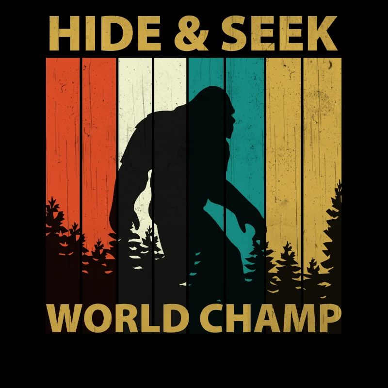 Champion du monde de cache-cache - Sasquatch Bigfoot