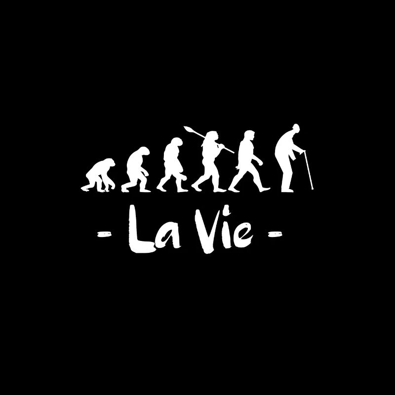 Evolution Vieux homme Cadeau Retraite