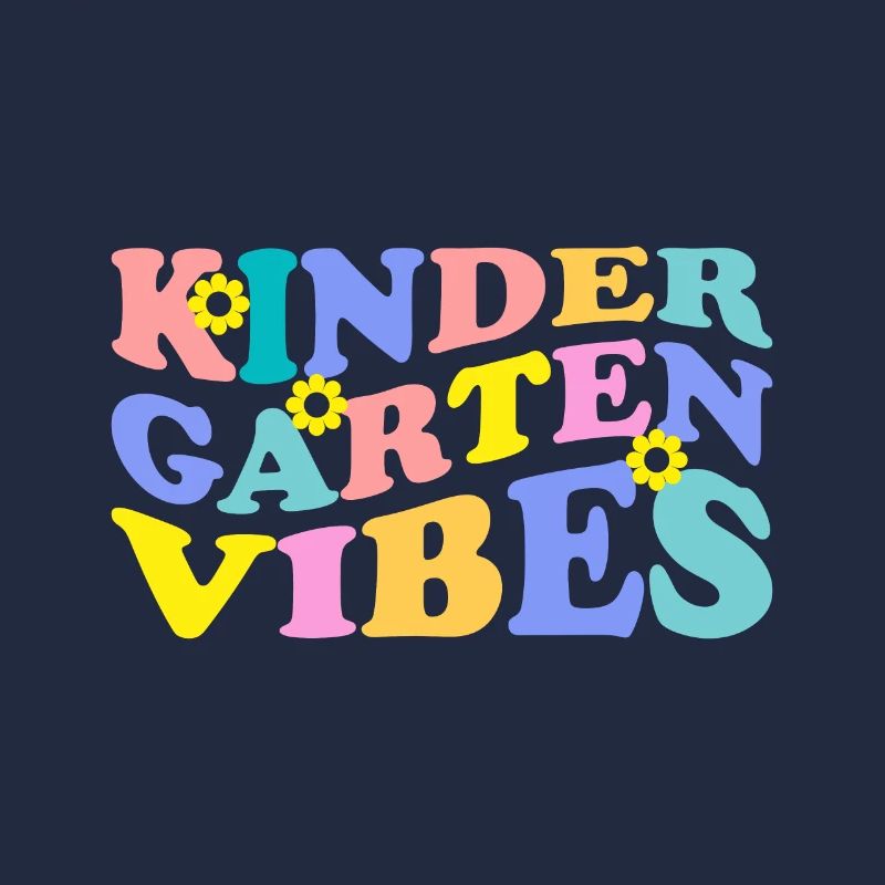Groovy Hello Kindergarten Vibes Professeur rétro