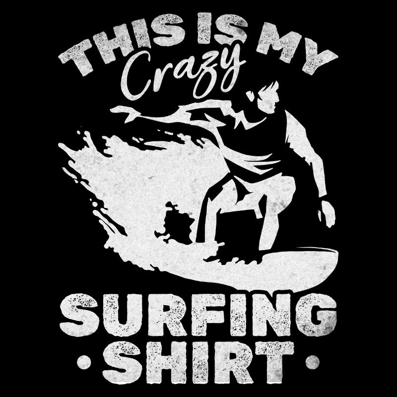 Surf sur l’eau C’est mon surfeur de surf fou