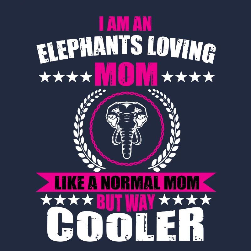 Funny Elephant Mama