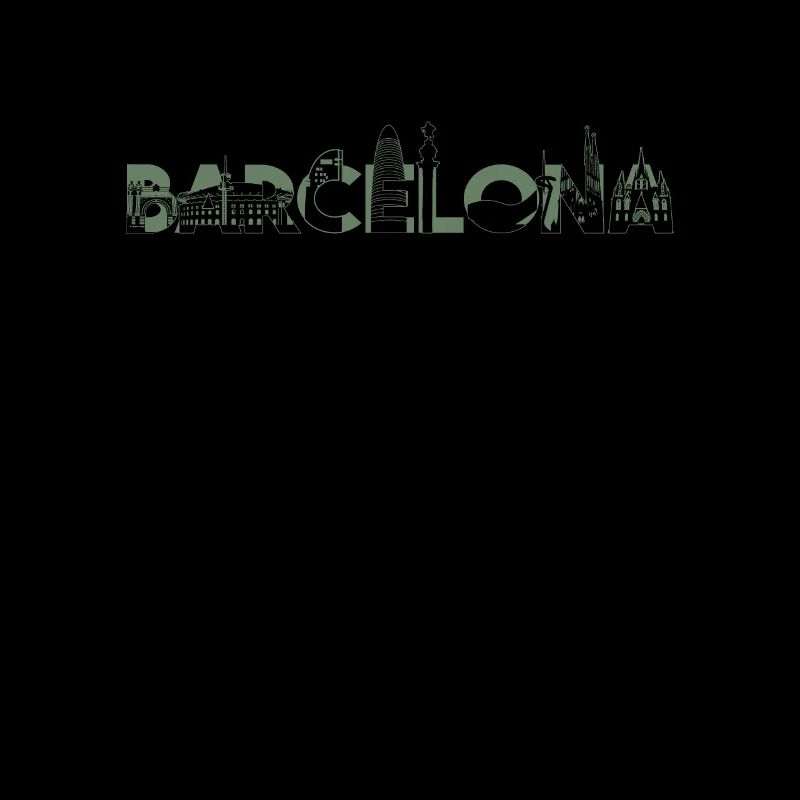Barcelona Skyline Tshirt