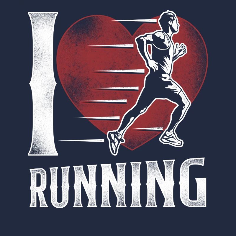 Running Runner Half Marathon Heart