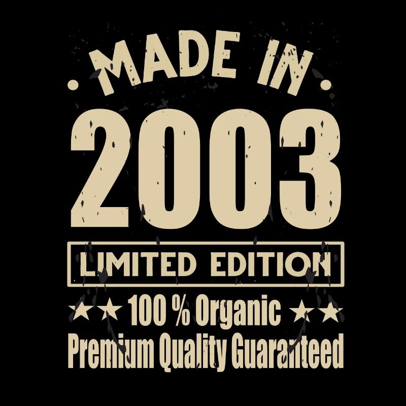 Made in 2003 Vintage Retro Limited Edition