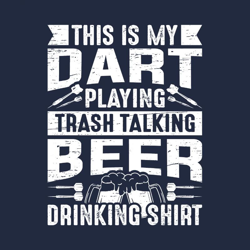 Darts Player Dartboard This Is My Dart Playing
