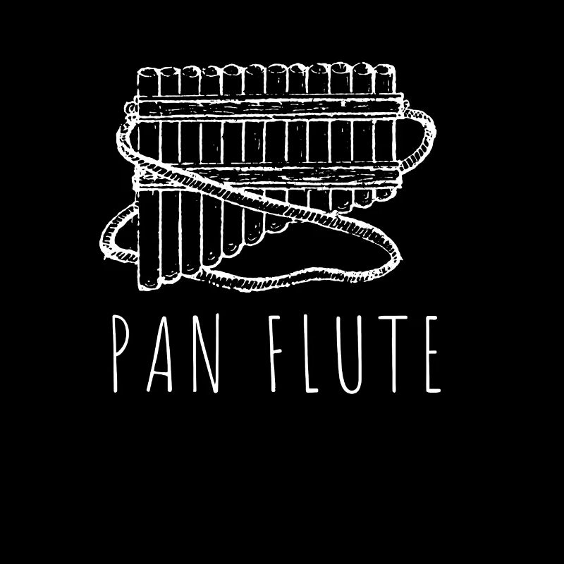 Pan Pipe Instrument Pérou Flûte de Pan en bois