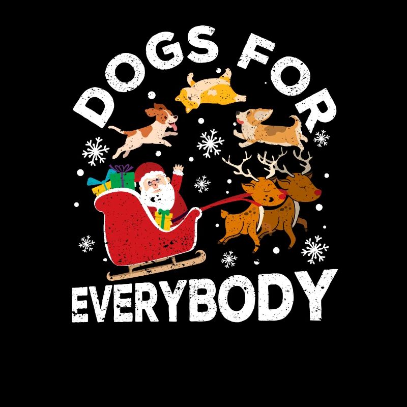 Père Noël Drôle PJs Noël Pyjama Chiens Pour