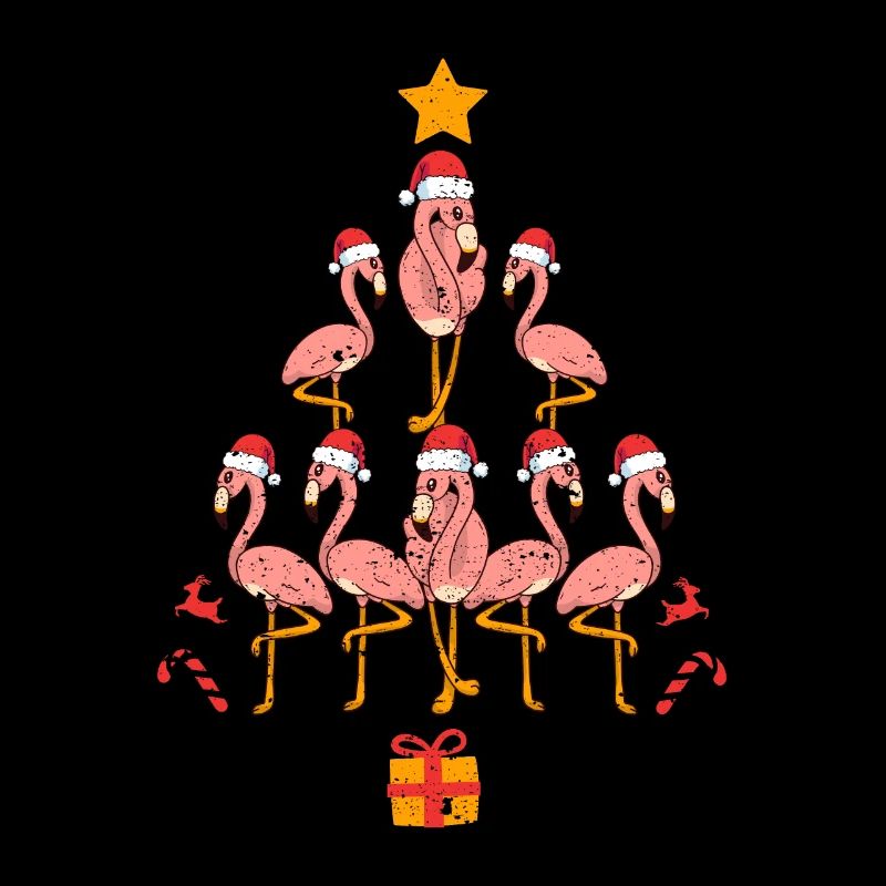 Flamant de Noël Oiseau Oiseau Noël PJs Pyjama