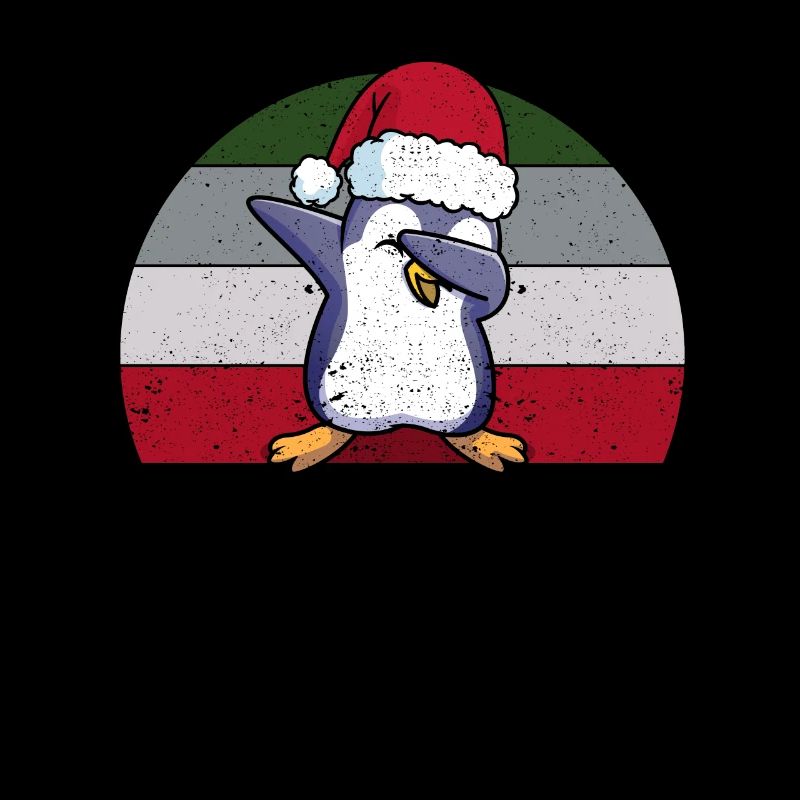 Dabbing Pingouin Dab Danse Noël PJs Fröhliche