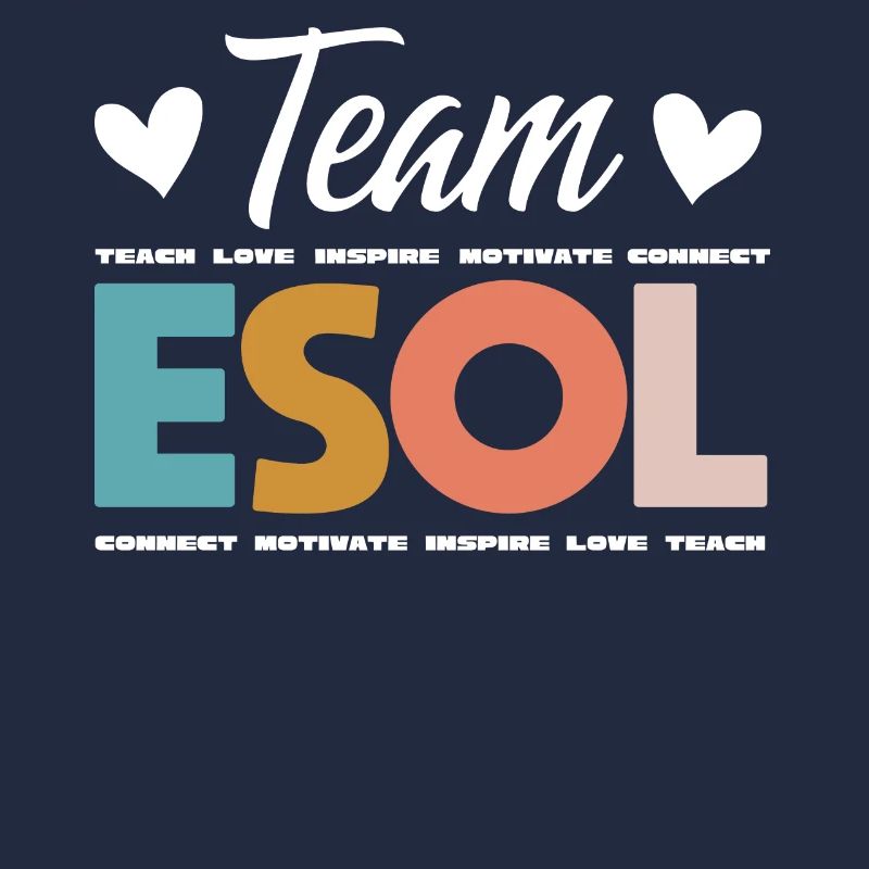 ESOL Teacher Crew Squad Rainbow Back To School