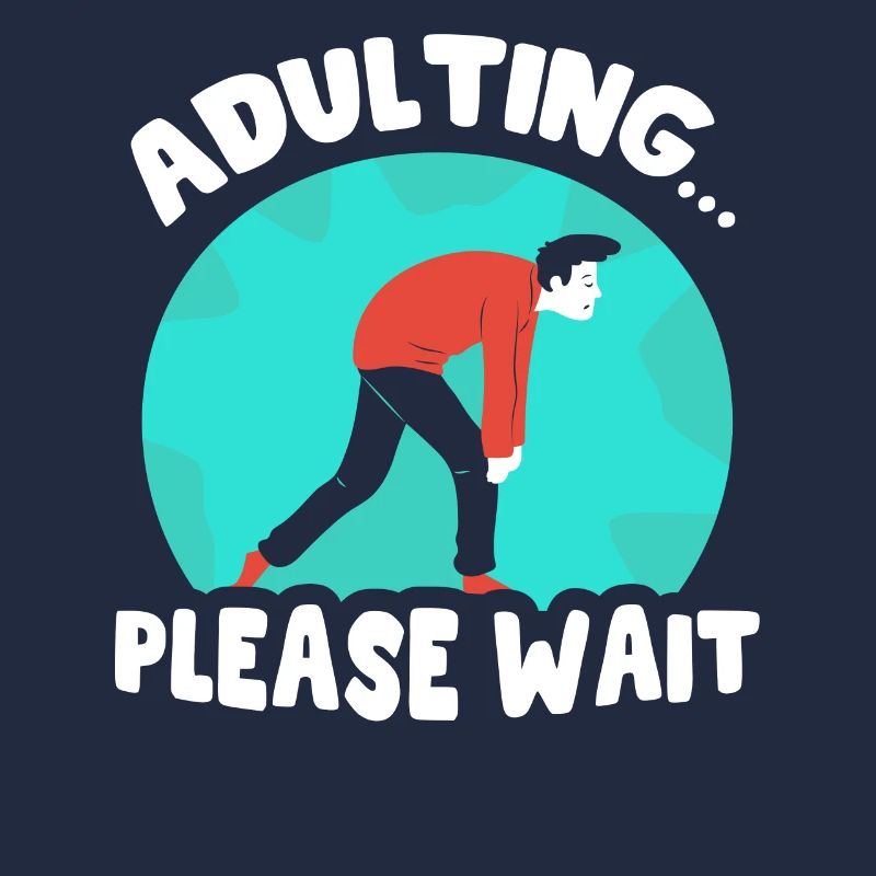 Erwachsen Werden Bitte Warten Geburtstag Pubertät