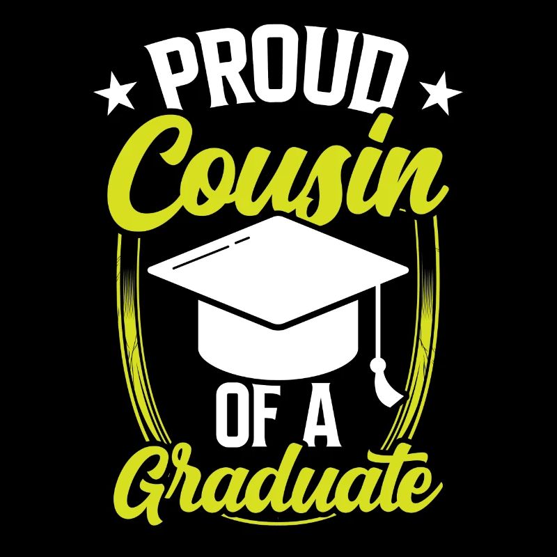 Stolzer Cousin Eines Absolventen Absolvent