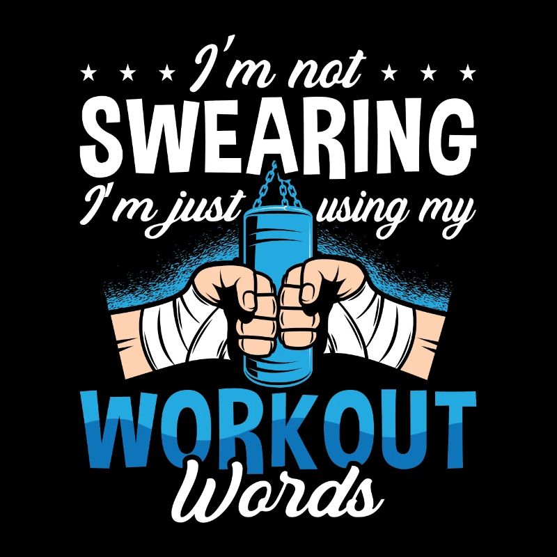 Kickboxing I'm Not Swearing Kickboxer Boxing