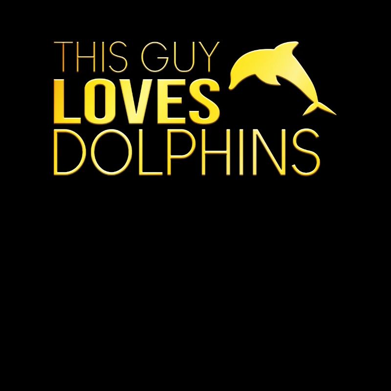 This guy loves dolphins