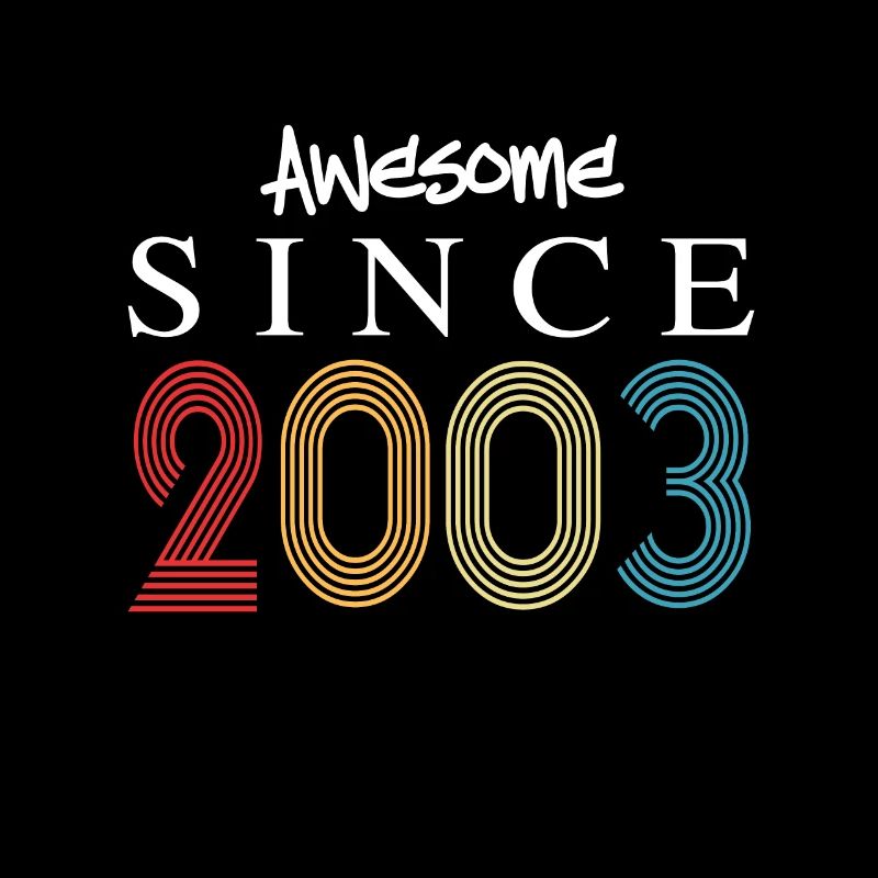 Awesome Since 2003 Geburtstag 2003 Vintage 2003
