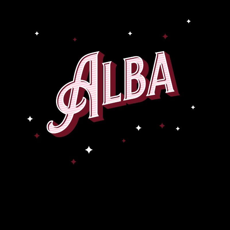 Alba name personalized