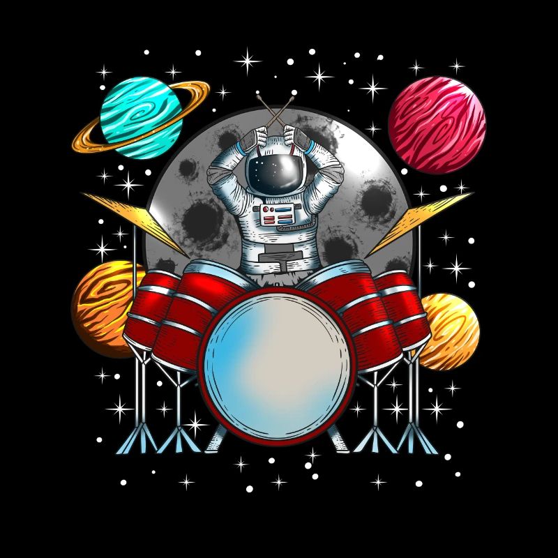 Musicien, Batteur, Planète spatiale, Cosmonaute