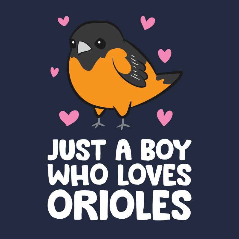 Nur ein Junge, der die Orioles liebt