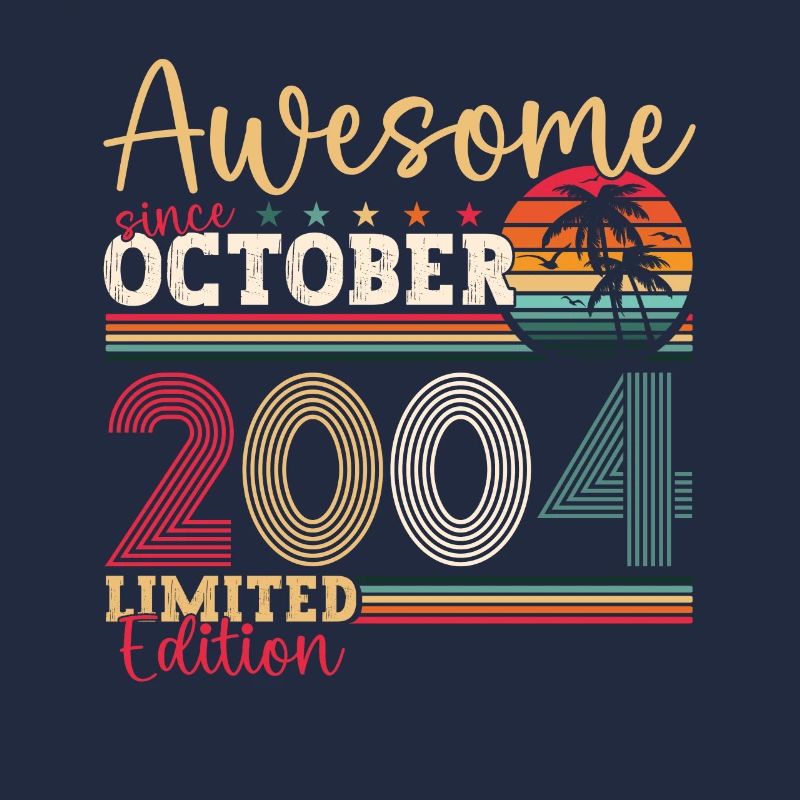 Awesome Oktober 2004 18. Geburtstag Geschenk Cool