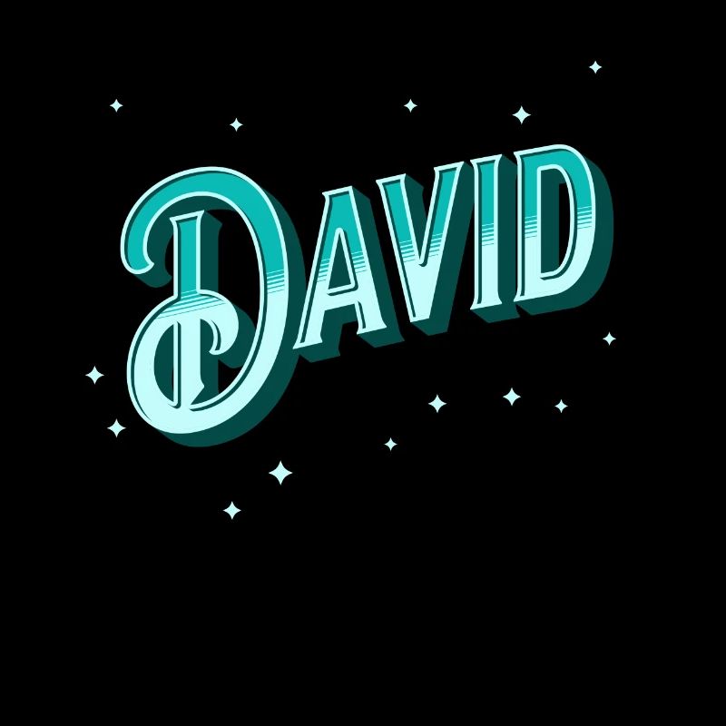 David Namen personalisiert