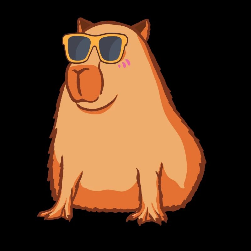 Capybara Mit Sonnenbrille