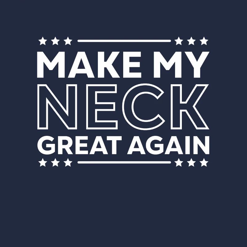 Make My Neck Great Again Unfall Verletzung Patient